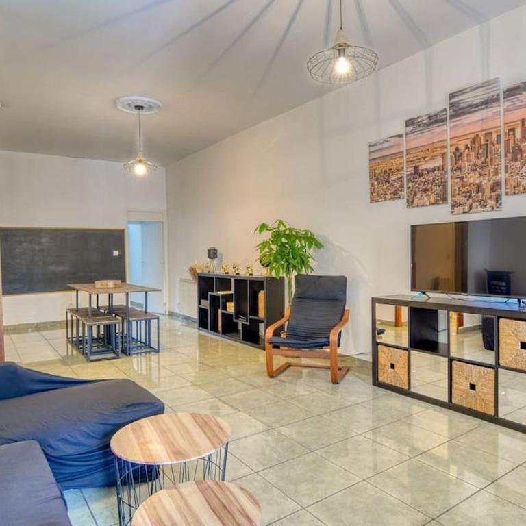 Grand appartement RDC clim - jacuzzi - parking - Appartement Deluxe - 5