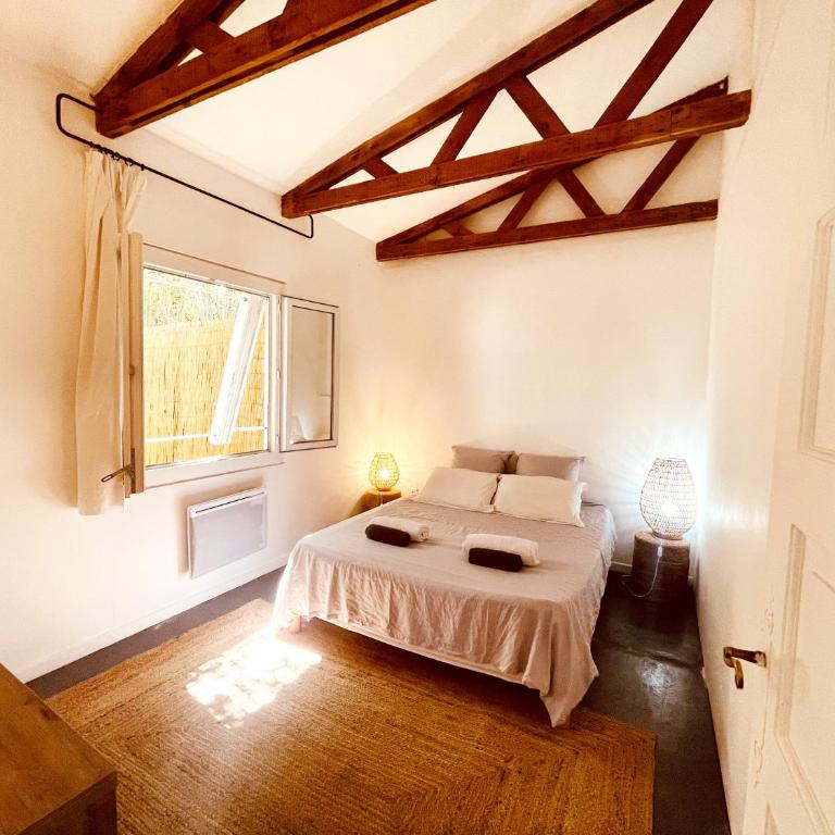 Le patio, jardin privatif, tennis - One-Bedroom House - 7