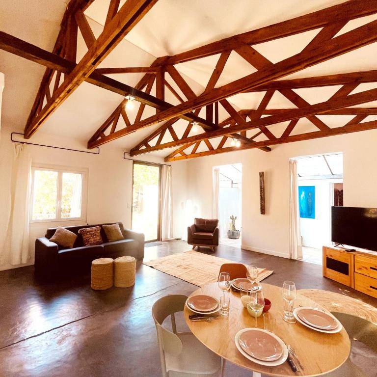 Le patio, jardin privatif, tennis - One-Bedroom House - 4