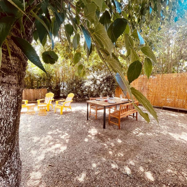 Le patio, jardin privatif, tennis - One-Bedroom House - 27
