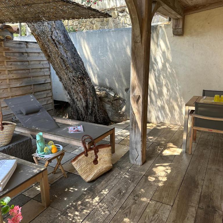 Le Clos des Sept Palmiers - Chambre Double Deluxe avec Grande Terrasse - 5
