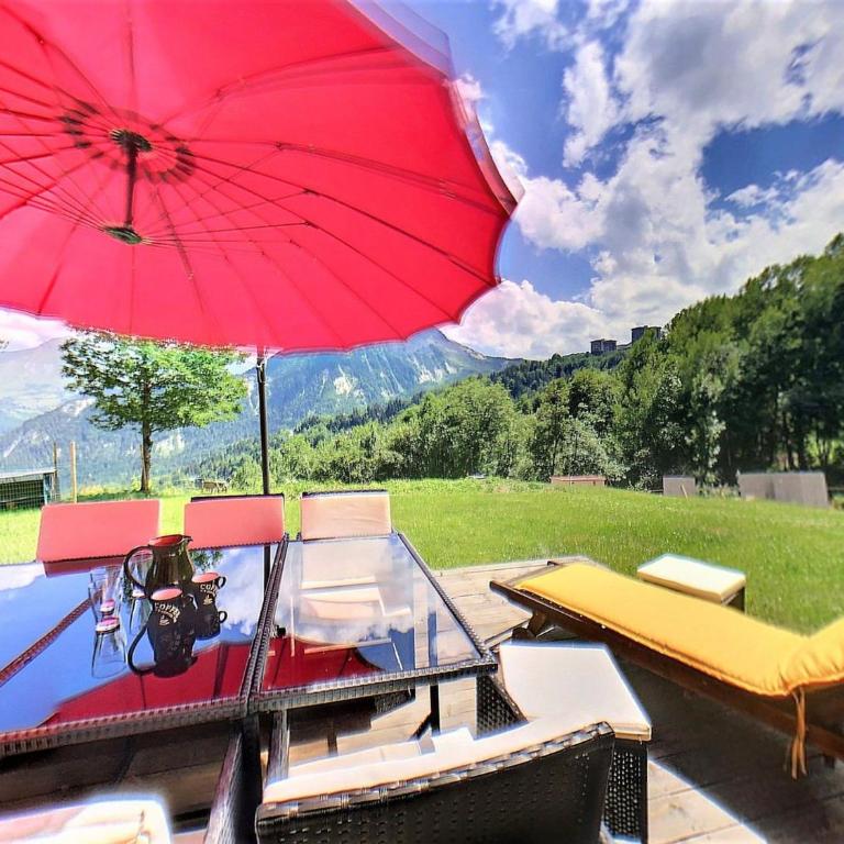 Chalet confortable 8-10 pers. près des pistes, terrasse, parking privé - Chalet 3 Chambres - 14