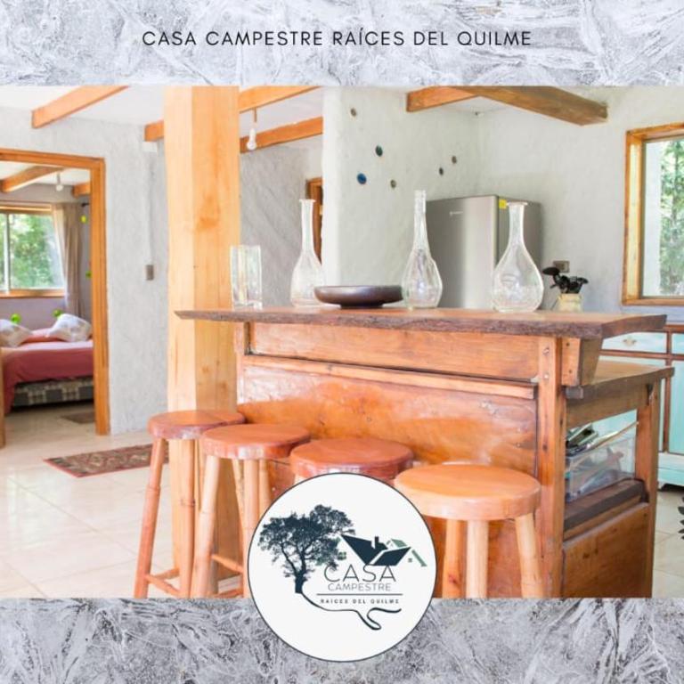 Cabaña Raíces del Quilme - Four-Bedroom House - 19