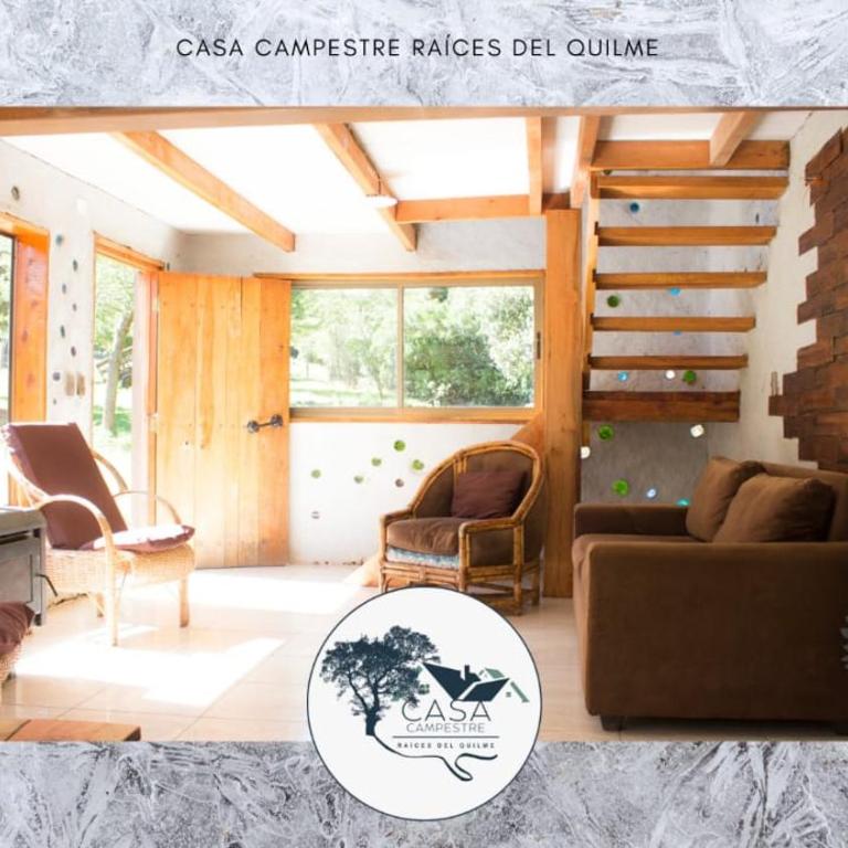 Cabaña Raíces del Quilme - Four-Bedroom House - 16
