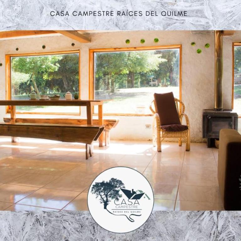 Cabaña Raíces del Quilme - Four-Bedroom House - 15