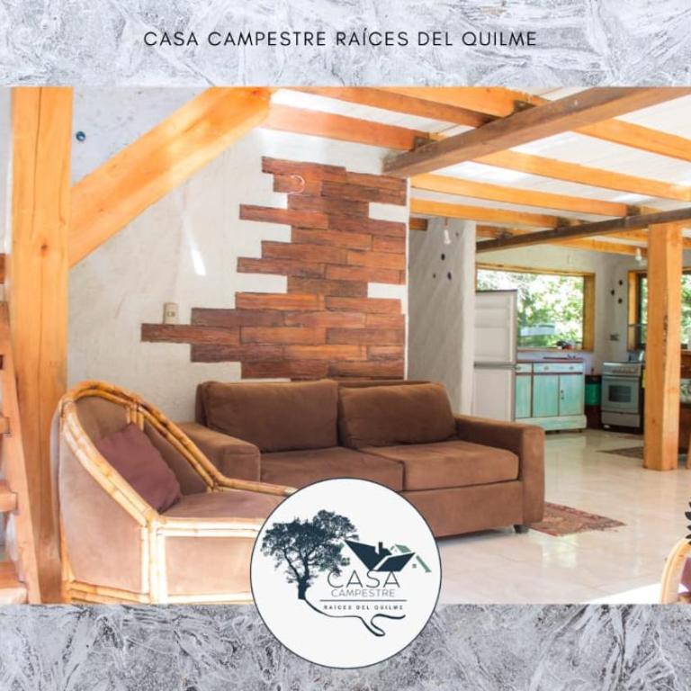 Cabaña Raíces del Quilme - Four-Bedroom House - 14