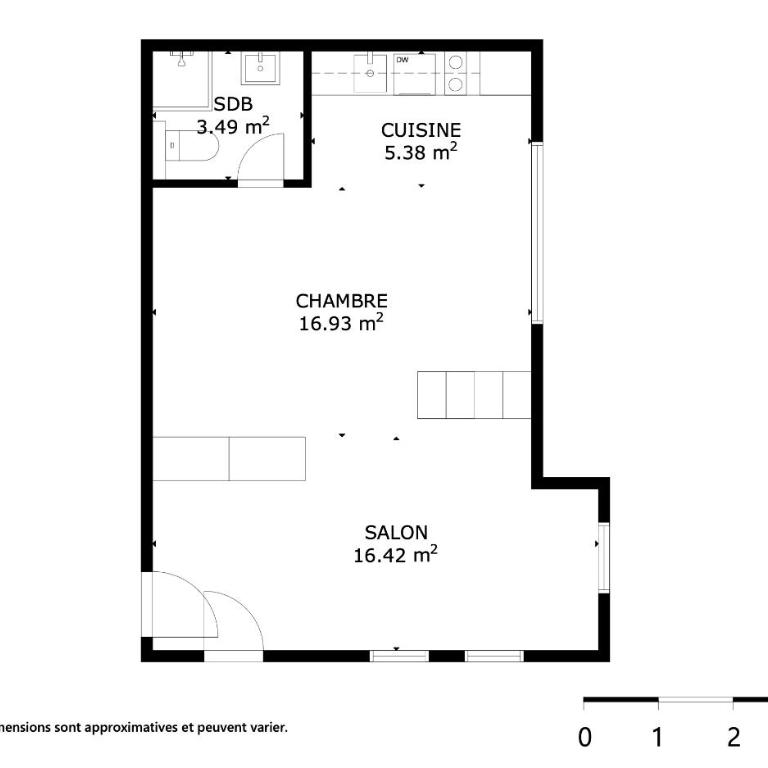 Spacious studio in a quiet area of Sierre - Studio mit Terrasse - 22