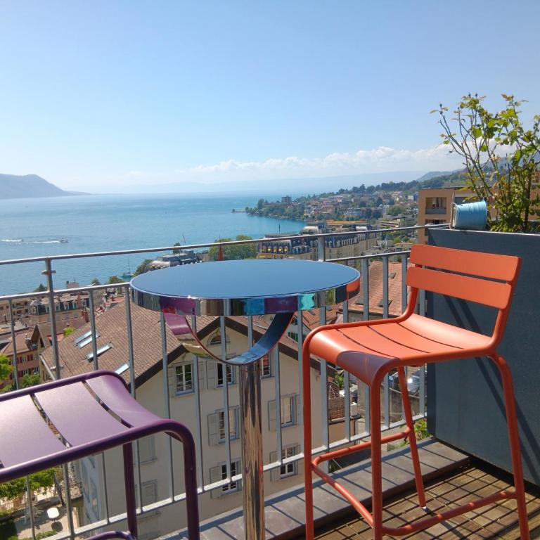 Loft la plus belle vue du lac Léman Montreux - Deluxe Apartment - 44