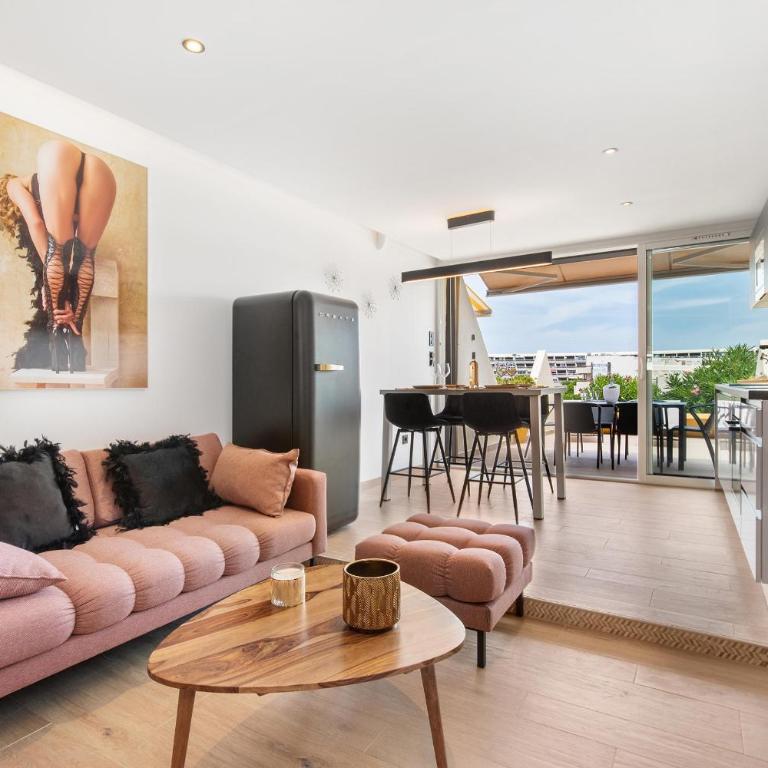 Catalina - Terrasse XXL - Garage Privé - Clim - Heliopolis Village Naturiste - Apartment mit 1 Schlafzimmer - 12