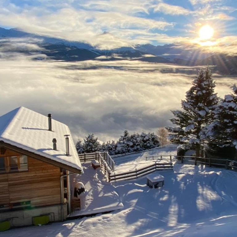 La Pourvoirie - 4 Vallées - Thyon-Les Collons, 10 pers, ski à 200 m, 4 parkings, vue fantastique ! - Superior Chalet - 32