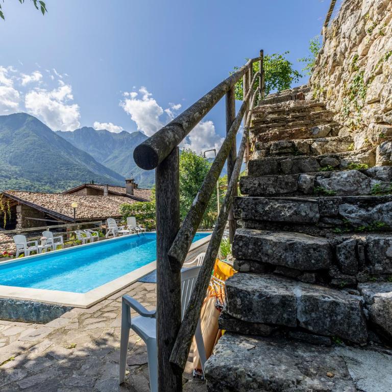 Il Nido dell'Artista Apartment with Pool - Happy Rentals - Appartement avec Vue sur la Montagne - 19