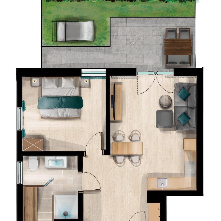 Ferienwohnungen Zober am Mühlbach - Apartment mit Sauna - 3