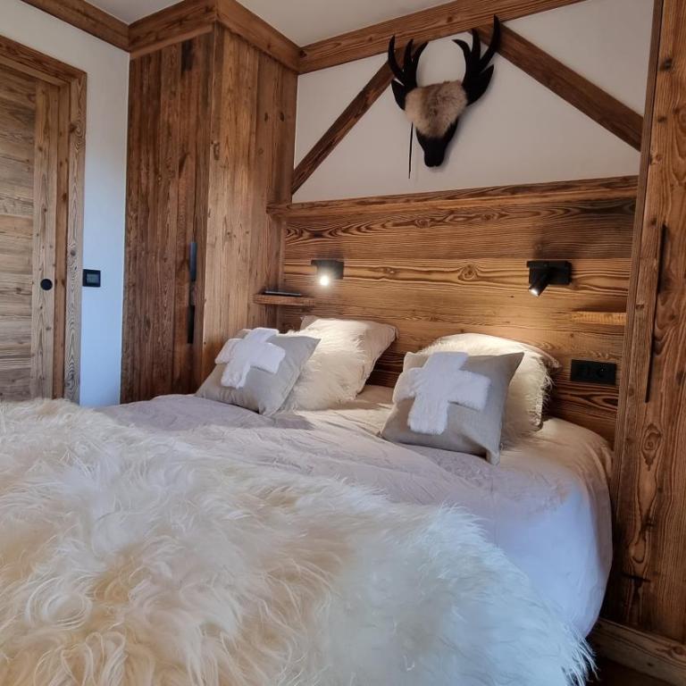 Arcs 1950 Appartement Luxe type chalet 5 à 7 personnes Vue imprenable sur le Montblanc skis aux pieds - Apartment mit Blick auf die Berge - 25