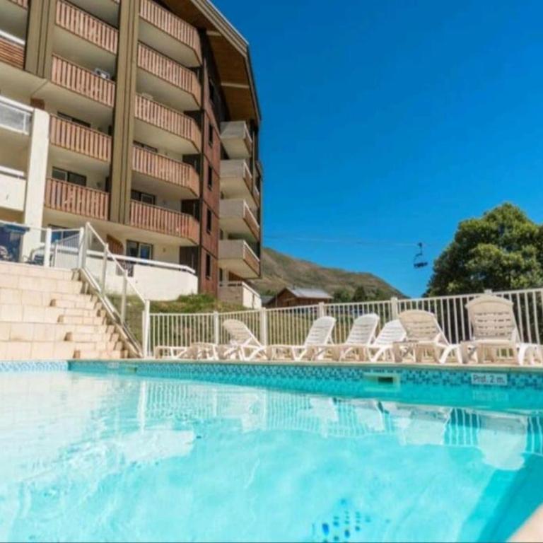 Douillet 33 m² piscine et sauna - 6 pers - Appartement 1 Chambre - 12