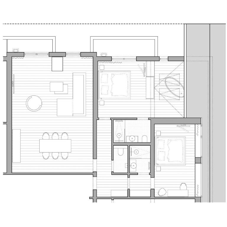 Appart Hotel Knappaboda - Deluxe Apartment mit 2 Schlafzimmern - 18