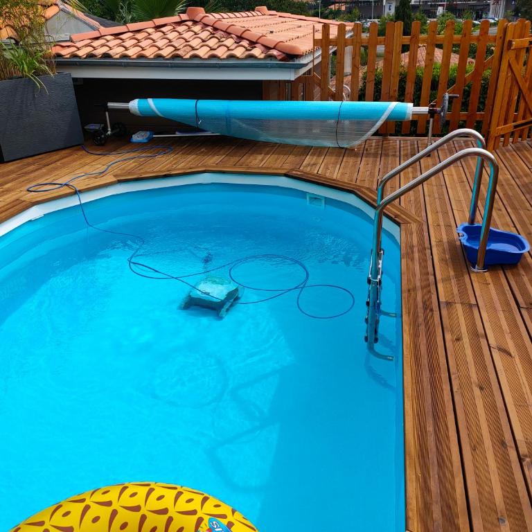 T2 rez-de-jardin Piscine 3x5m près d'Arcachon - Appartamento con 1 Camera da Letto - 15