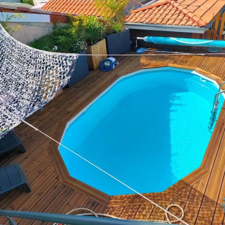 T2 rez-de-jardin Piscine 3x5m près d'Arcachon - Appartamento con 1 Camera da Letto - 13