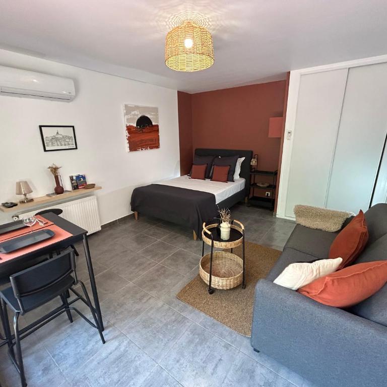 Les Appartements d'Edmond Rome Favier - Studio mit Terrasse - 9