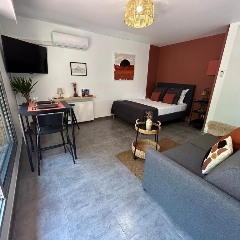 Les Appartements d'Edmond Rome Favier - Studio mit Terrasse - 10