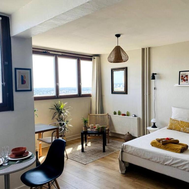 Le Cassiopée - Vue incroyable surplombant Rennes - Apartment mit 1 Schlafzimmer - 13