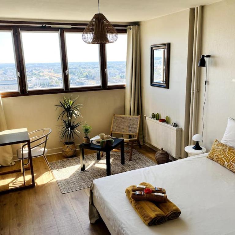 Le Cassiopée - Vue incroyable surplombant Rennes - Apartment mit 1 Schlafzimmer - 19