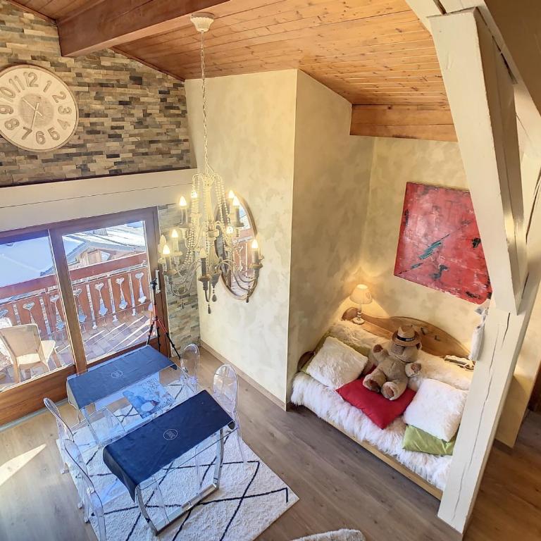 2 pièces + mezzanine au pied des pistes à Combloux - Appartement 1 Chambre - 14