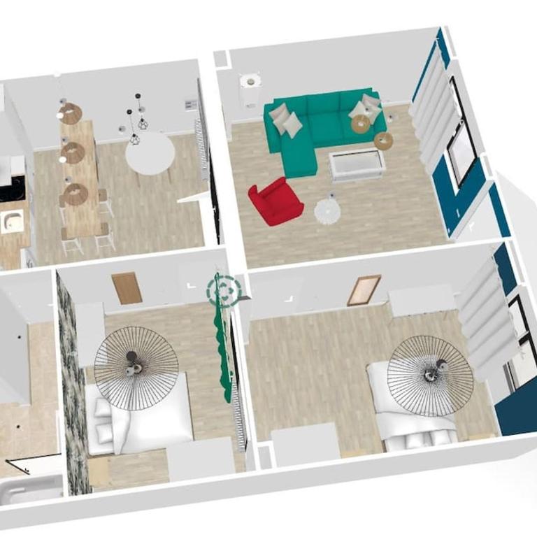 Cosy Eden - T3 - Parc des expositions - Stationnement gratuit - Appartement 2 Chambres - 7