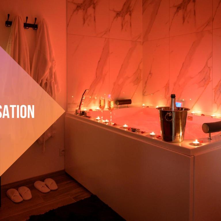 Suite romantique spa/sauna en Avignon - One-Bedroom Apartment - 4