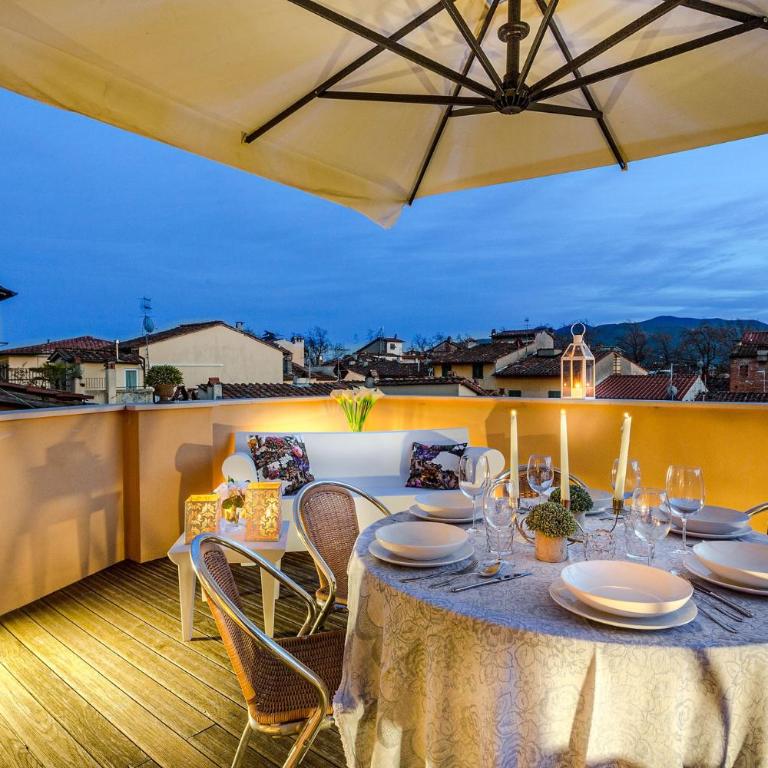 Casa Cachi 3, Breathtaking Views of Lucca from a Spacious Furnished Terrace inside the Walls - Appartamento con 1 Camera da Letto - 2