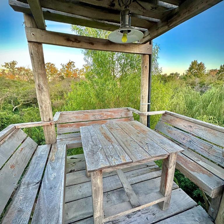 Eco Cabaña Río - Cabaña Mirador - Habitación Doble Deluxe con balcón - 8