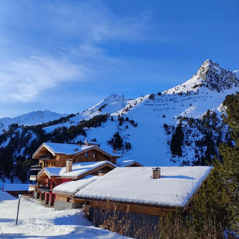 Arcs 1950 Appartement Luxe type chalet 5 à 7 personnes Vue imprenable sur le Montblanc skis aux pieds - Apartment mit Blick auf die Berge - 55