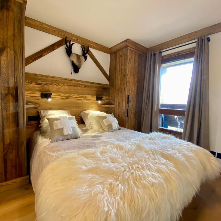 Arcs 1950 Appartement Luxe type chalet 5 à 7 personnes Vue imprenable sur le Montblanc skis aux pieds - Apartment mit Blick auf die Berge - 24