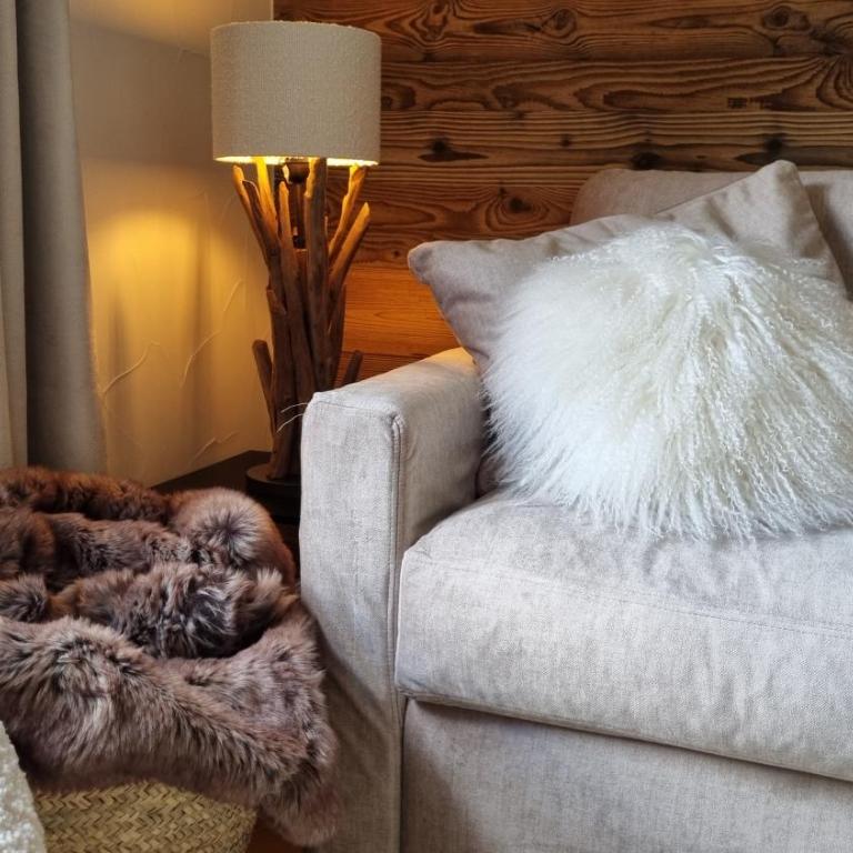 Arcs 1950 Appartement Luxe type chalet 5 à 7 personnes Vue imprenable sur le Montblanc skis aux pieds - Apartment mit Blick auf die Berge - 12