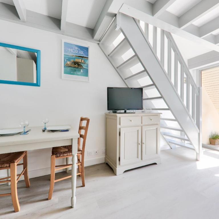 À 100m de la plage, Carnac, duplex vue mer pour 3 - Appartement - 10
