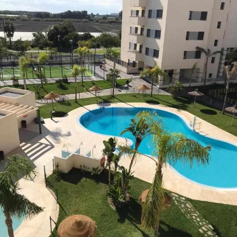 Piscina Abierta- Open pool Playa Marinsa Beach Torre del Mar - One-Bedroom Apartment - 2