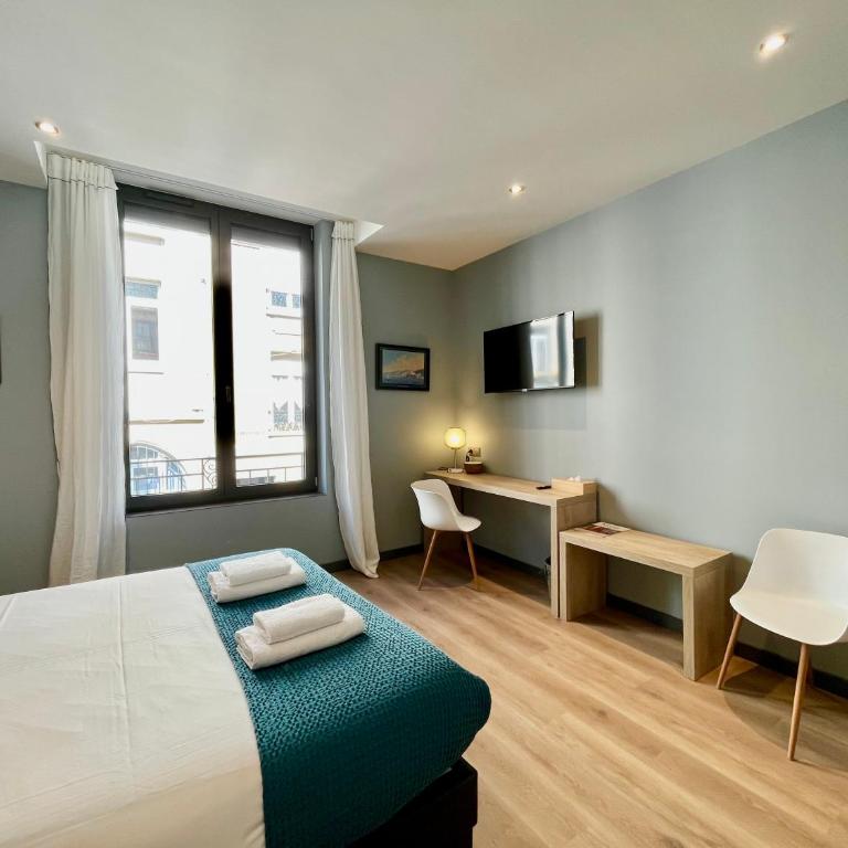 Le Five Tellier - Forest - Chambre Double avec Salle de Bains Privative - 6