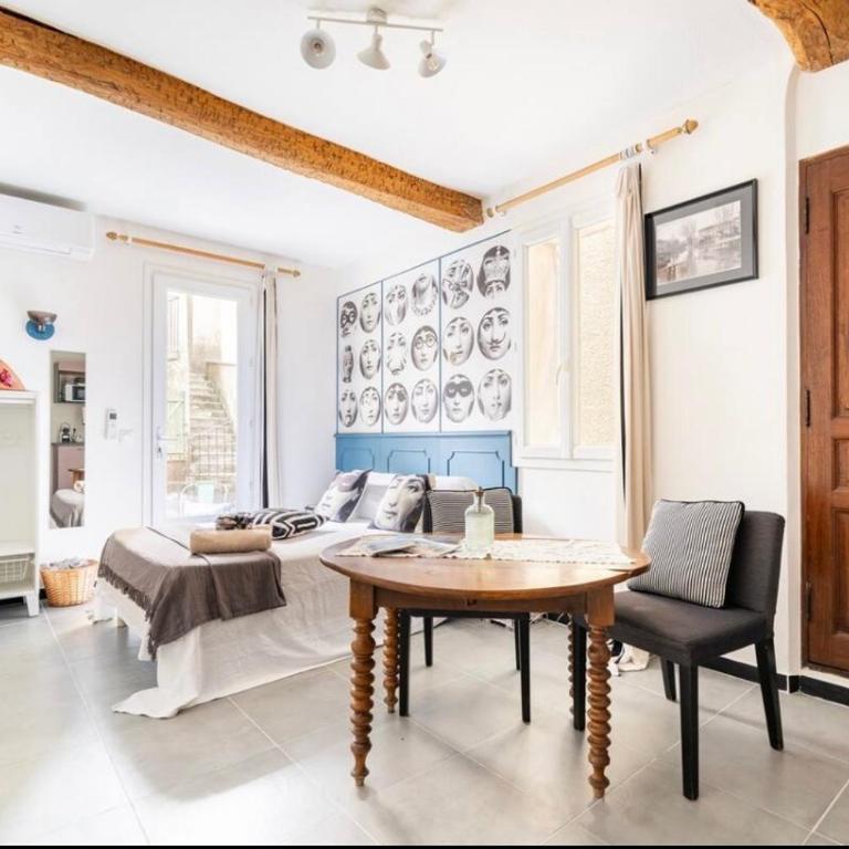 Le Bonheur -studio terrasse centre-ville - - Appartement 1 Chambre - 3