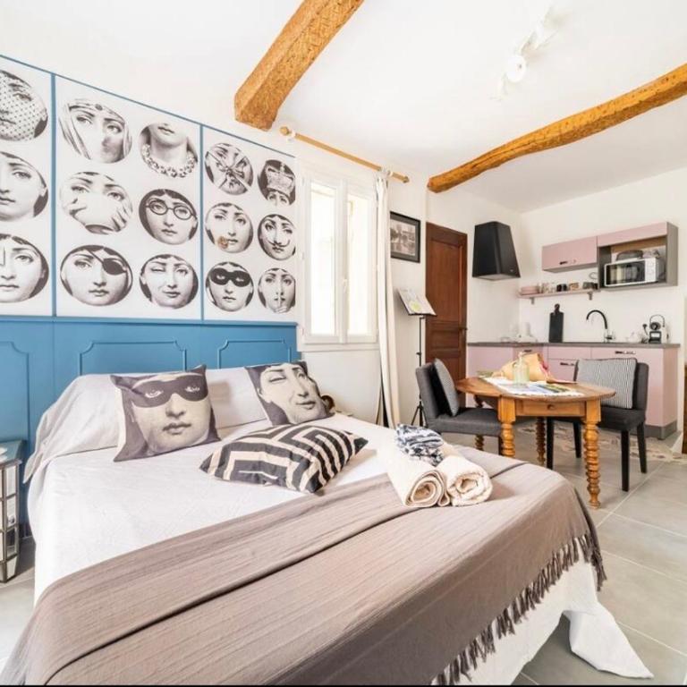 Le Bonheur -studio terrasse centre-ville - - Appartement 1 Chambre - 4