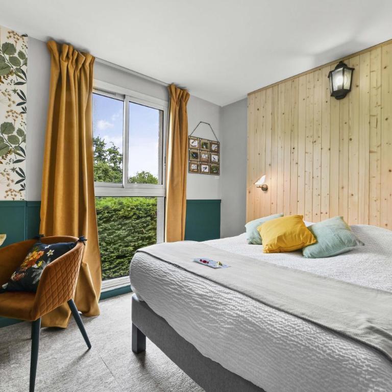 Logis Hôtel & Restaurant Ludik - Chambre Double Deluxe avec Douche - 4