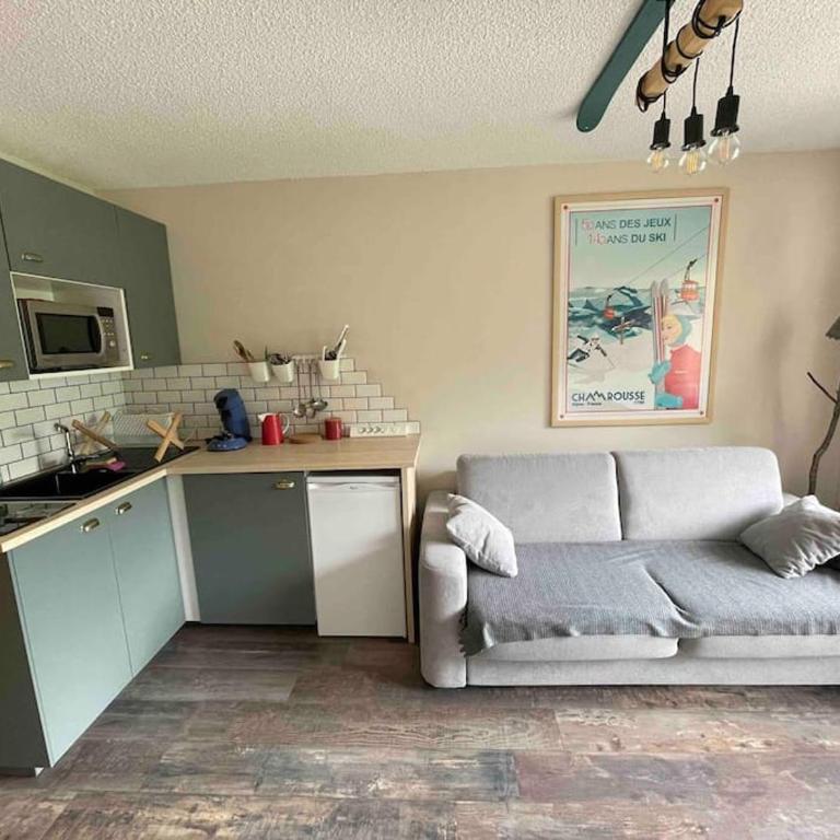 Studio refait à neuf avec balcon - Famille - Parking couvert - Estudio con vistas a las montañas - 4