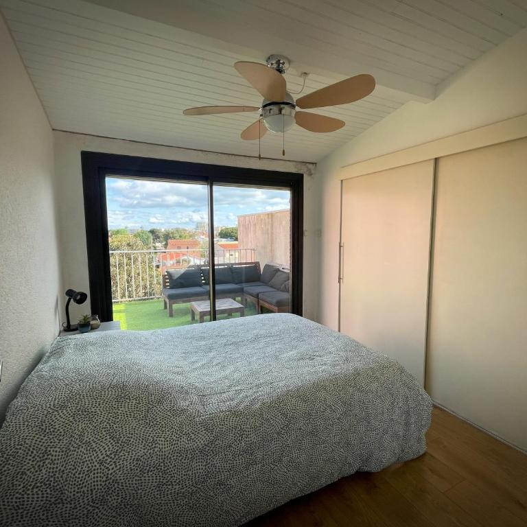 T2 Toit-Terrasse Canet - Plage à 5 min à pieds - Apartment mit 1 Schlafzimmer - 7