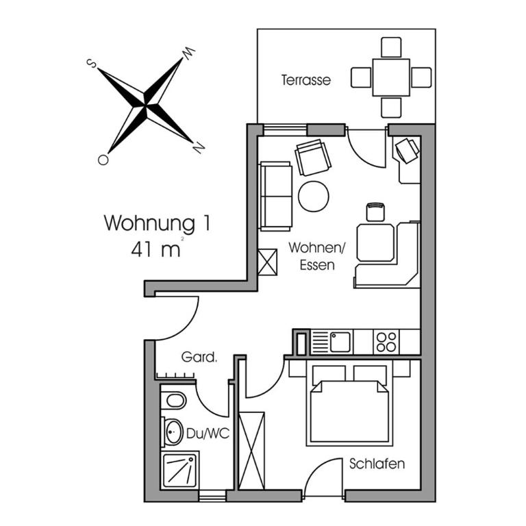 Ferienwohnungen Beim Hausbacher - Apartment - Erdgeschoss - 3
