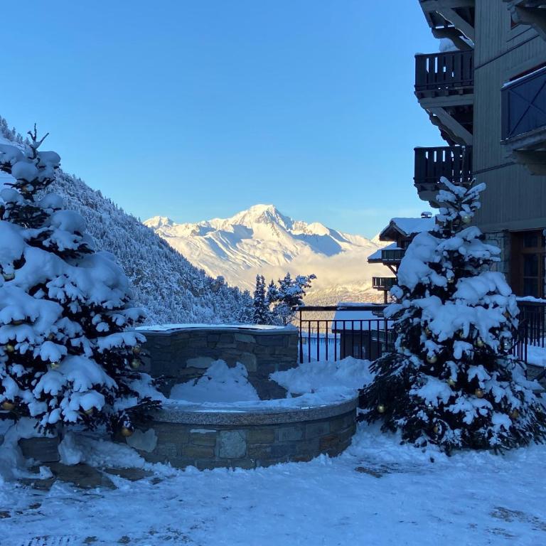 Arcs 1950 Appartement Luxe type chalet 5 à 7 personnes Vue imprenable sur le Montblanc skis aux pieds - Apartment mit Blick auf die Berge - 60