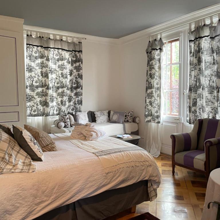 Le Chalet d'Ouchy - Doppelzimmer mit Badewanne - 3
