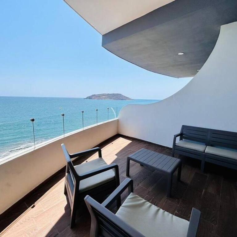 pie de playa y con vista al mar by G P S rentas - One-Bedroom Apartment - 8