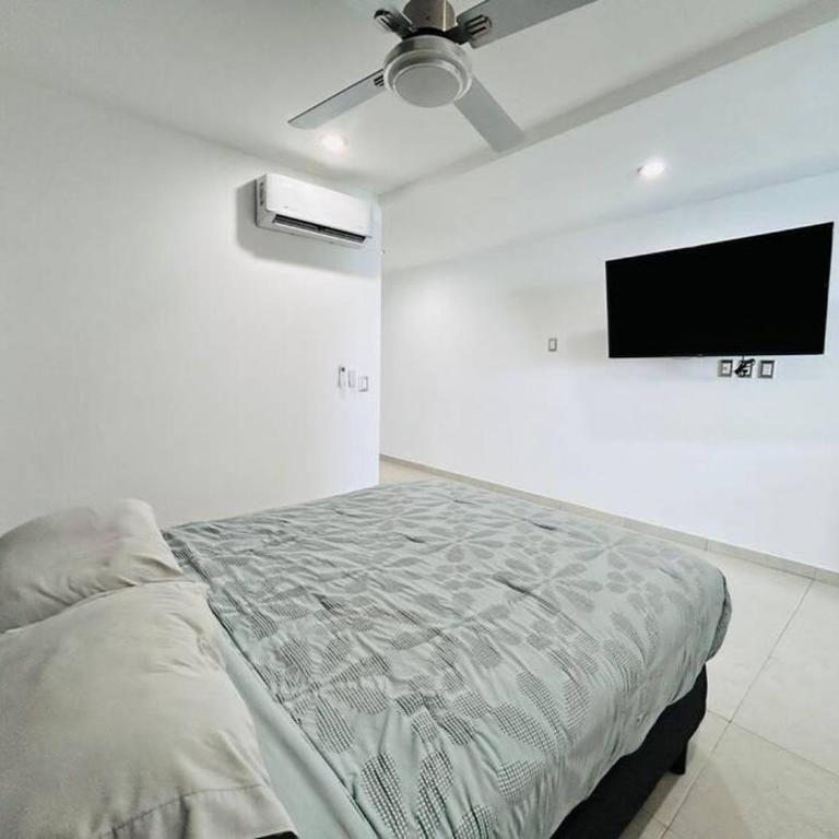 pie de playa y con vista al mar by G P S rentas - One-Bedroom Apartment - 13