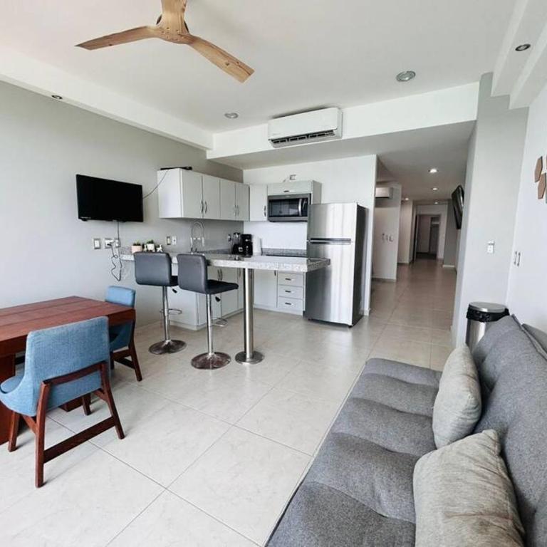 pie de playa y con vista al mar by G P S rentas - One-Bedroom Apartment - 15