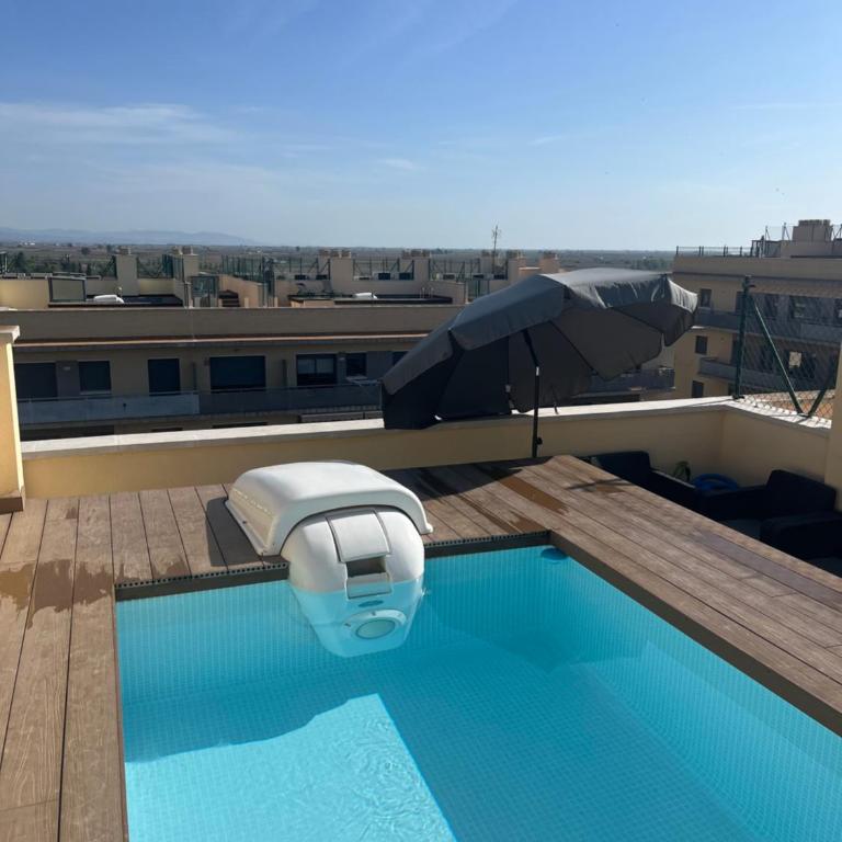 Ático con Piscina Privada y zona Chill Out - Apartamento Ático - 6