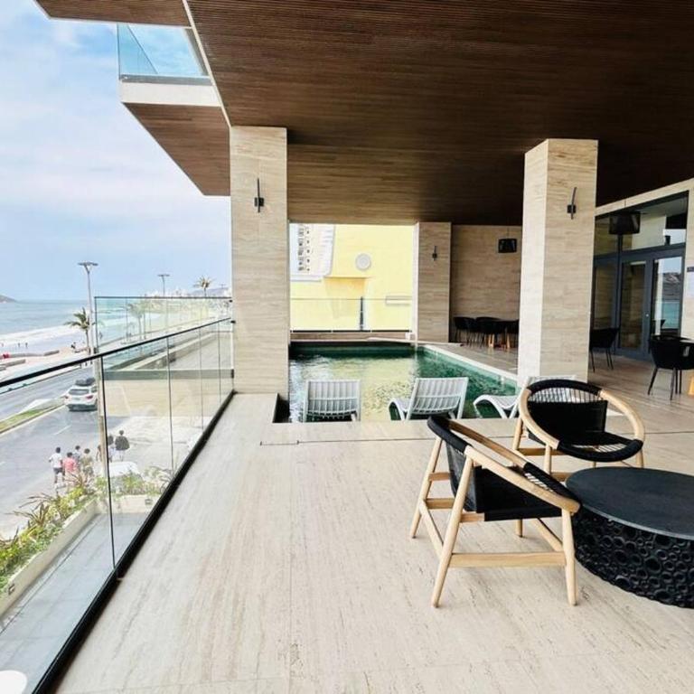Elegante depa vista al malecón y mar by G P S rentas - Two-Bedroom Apartment - 12
