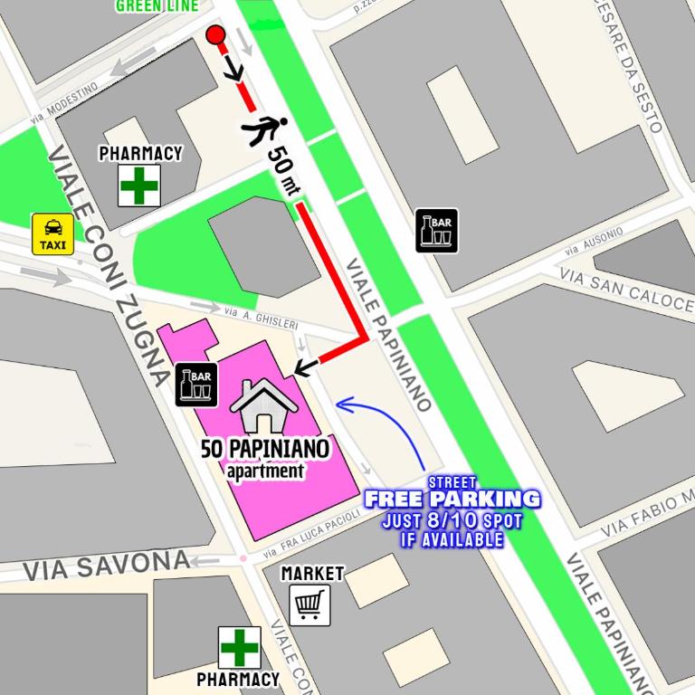 50 Papiniano apartment - Appartamento con 3 Camere da Letto - 26